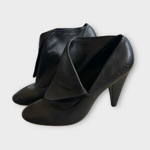 Coach Brown Glove Leather Fold-Over Heel Boots Size 10 – Stylish & Classic